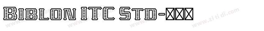 Biblon ITC Std字体转换